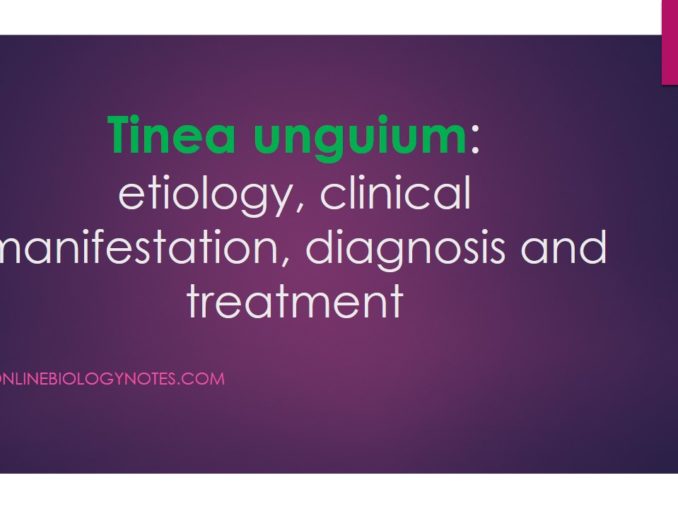 Tinea manuum: etiology, clinical manifestation, diagnosis and treatment ...